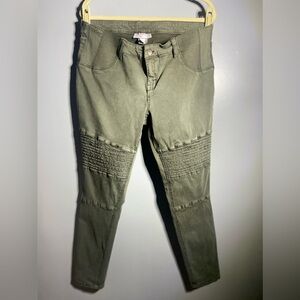 Side panel maternity jeggings